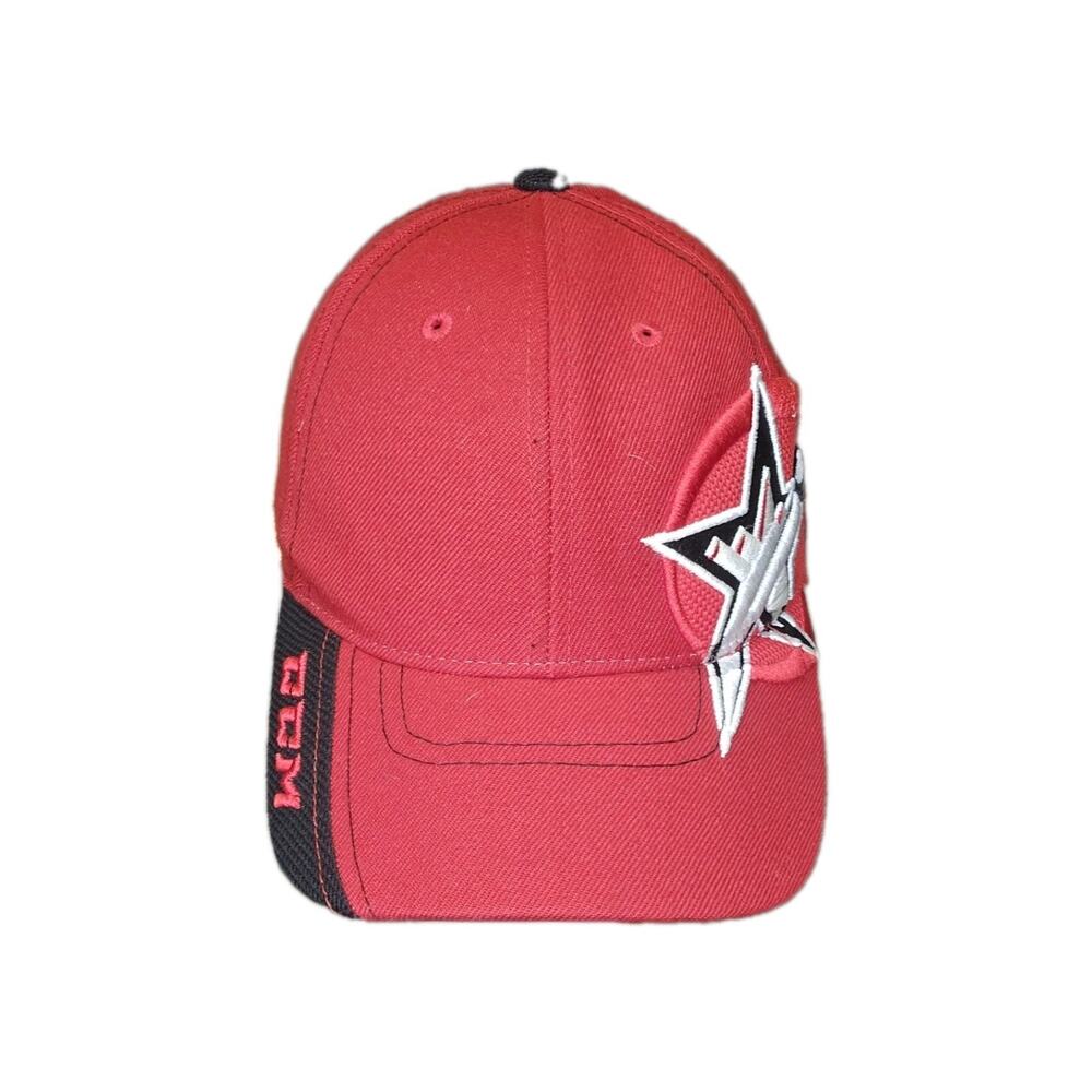 vintage Astros Zephyr Red Black Hockey Hat wool blend